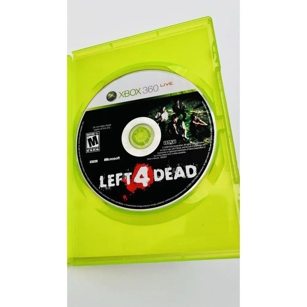 Left 4 Dead (Xbox 360, 2008) Valve Complete Tested Working CIB VG Condition